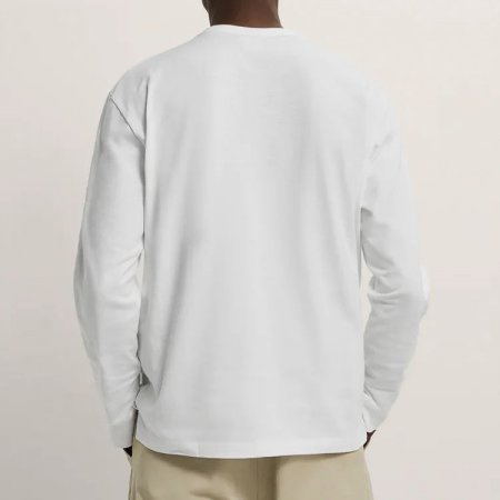 男の綿 100% シンプルなデザインの安いファッション t シャツ卸売男性用長袖 t シャツ特大の一括印刷