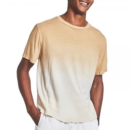 メンズ綿 100% ブランク T シャツ高品質リブクルーネックノーマルフィットカスタムロゴデザイン男性用スリムフィット tシャツ