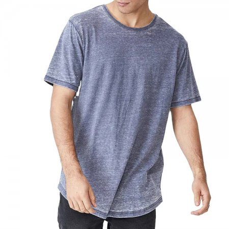 メンズ綿 100% 高品質カスタムロゴブランク T シャツノーマルフィット O ネック自己修養 T シャツ男性用